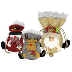 Τσαντάκι Λινάτσα Πουγκί Xmas  Xmasfest 1133970