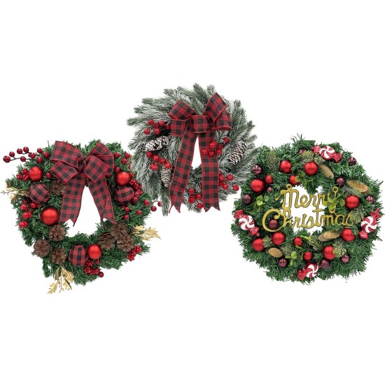 Στεφάνι Χριστουγεννιάτικο ø30cm Xmasfest 1133974