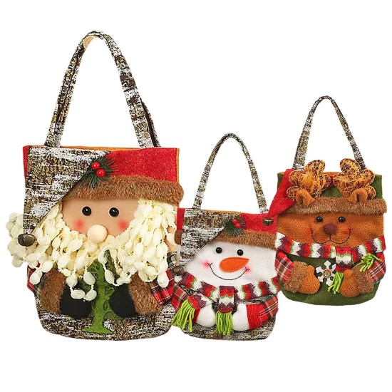 Τσάντα με Φιγούρα 3D Χριστουγεννιάτικη 30x23cm Xmasfest 1133980