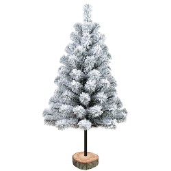Δέντρο Χιονισμένο με Βάση Κορμό 90cm Xmasfest 1134058