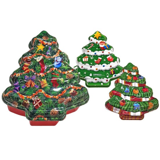 Κουτί Χριστουγεννιάτικο Δέντρο Πλαστικό 20x19x8cm Xmasfest 1134059