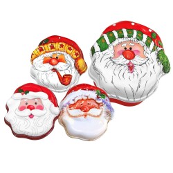 Κουτί Αγ. Βασίλης Πλαστικό 19x18x8cm Xmasfest 1134060