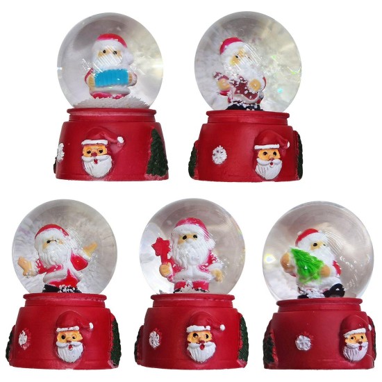 Χιονόμπαλα Άγιος ø4,5cm ø4,5x6,5cm Xmasfest 113521 ΧΙΟΝΟΜΠΑΛΑ ΜΙΚΡΗ Φ4,5cm