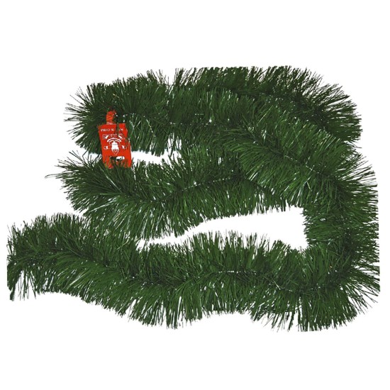 Γιρλάντα πράσινη tinsel Φ:9cm Y:2m Xmasfest 113569 ΓΙΡΛΑΝΤΑ ΠΡΑΣΙΝΗ TINSEL Φ:9cm/Y:2m