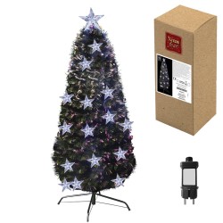 Δέντρο πράσινο οπτικές ίνες & led 120cm Xmasfest 113900