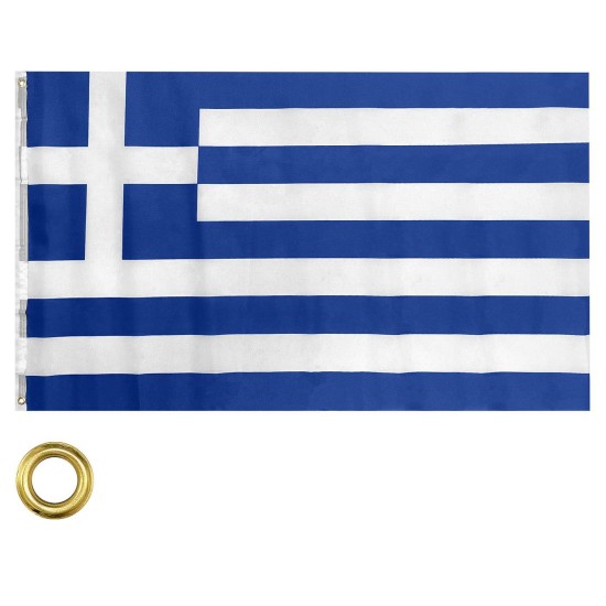 Σημαία ελληνική υφασμάτινη για κοντάρι 90x150cm Homie 11631