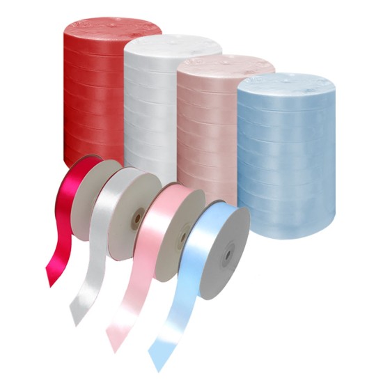 Κορδέλα λεπτή σατέν μονόχρωμη 23mx1cm JustNote 39193