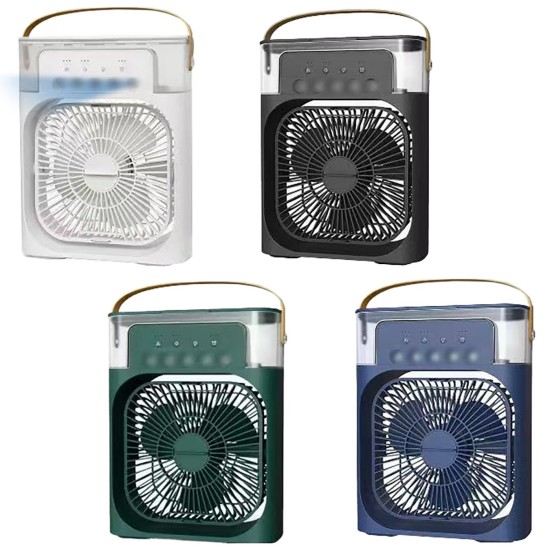 Ανεμιστήρας Ψεκασμού Νερού με φως 26x20x9cm Homie 49191