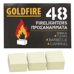 Προσάναμμα λευκό συσκ=48 κύβοι 185gr Homie 5792