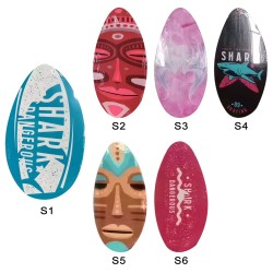 Σανίδα Ξύλινη Surf Skimboard 76x45cm SummerTiempo 622163