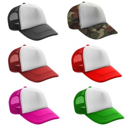 Καπέλο Τζόκεϋ με Δίχτυ Cotton  SummerTiempo 622277