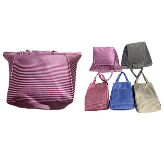 Ψυγείο Ισοθερμικό Τσάντα Ριγέ 28x21x17cm SummerTiempo 622332