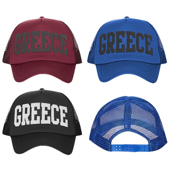 Καπέλο Τζόκευ Greece Δίχτυ Ανδρικό  SummerTiempo 622387