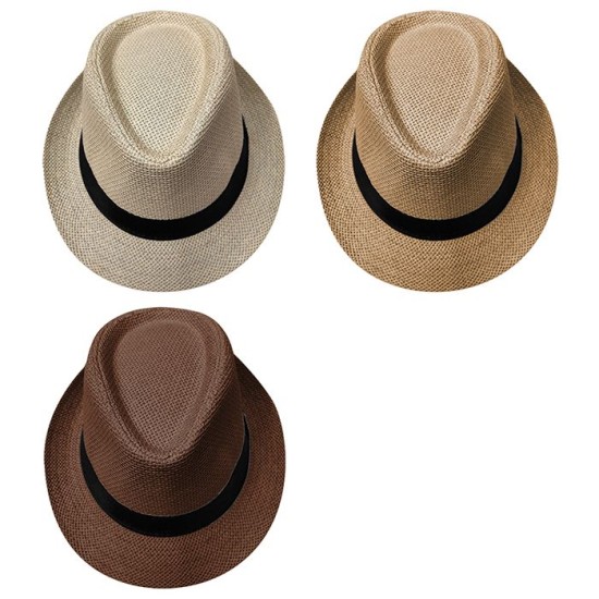 Καπέλο Καβουράκι Μονόχρωμο με Κορδέλα 29cm SummerTiempo 622407