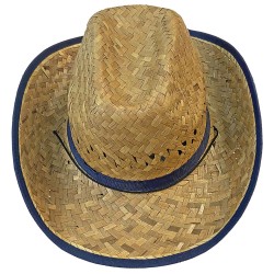 Καπέλο Ψάθινο Τρυπητό με Κορδέλα Ανδρικό 36x35cm SummerTiempo 622577
