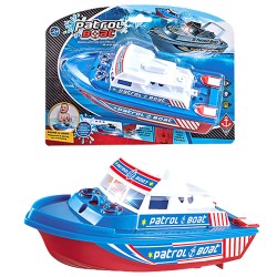 Βάρκα Μπαταρίας Patrol Boat Καρτέλα=24x18cm SummerTiempo 622610
