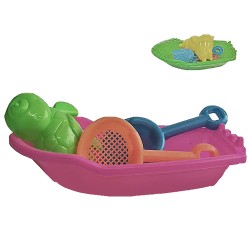 ΚΑΡΑΒΑΚΙ ΠΑΡΑΛΙΑΣ ΣΕΤ=4ΤΕΜ 18cm SUMMERtiempo 622619