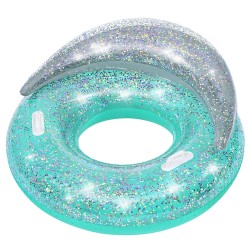 ΦΟΥΣΚΩΤΗ ΚΟΥΛΟΥΡΑ  ΜΕ ΧΕΡΟΥΛΙΑ ΚΑΙ ΜΑΞΙΛΑΡΙ GLITTER BESTWAY Φ117cm Bestway 43509