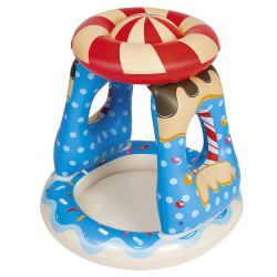 ΦΟΥΣΚΩΤΗ ΠΙΣΙΝΑ ΜΕ ΣΚΕΠΑΣΤΡΟ ΚΑΡΑΜΕΛΑ BESTWAY 91x91x89cm Bestway 52270