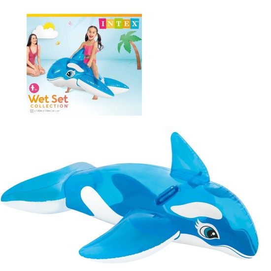 ΦΟΥΣΚΩΤΟ ΘΑΛΑΣΣΗΣ ΦΑΛΑΙΝΑ INTEX 152x114cm Intex 58523NP