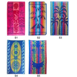 Πετσέτα Θαλάσσης Ζακάρ Πολύχρωμη 75x150cm  ~300gr SummerTiempo 622719