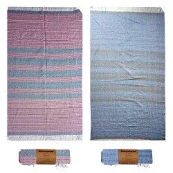 ΠΕΤΣΕΤΑ ΘΑΛΑΣΣΗΣ PESTEMAL ΠΥΚΝΕΣ ΡΙΓΕΣ 90x180cm  ~280gr SUMMERtiempo 622725
