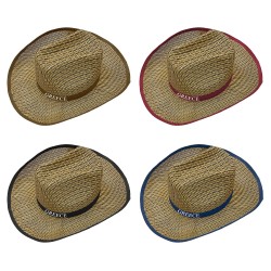 Καπέλο Ψαθόχαρτο Greece Κορδέλα Ενηλίκων 40x34cm SummerTiempo 622744