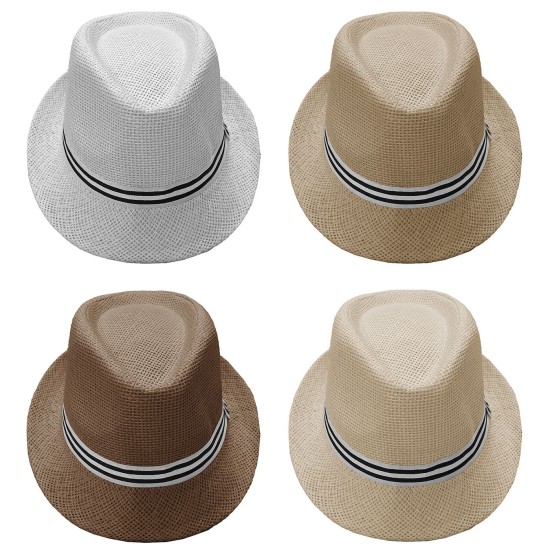 Καπέλο Καβουράκι Μονόχρωμο με Κορδέλα 29cm SummerTiempo 622755