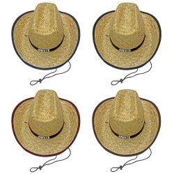 Καπέλο Ψάθινο με Κορδέλα Greece Ενηλίκων 36x14cm SummerTiempo 622765