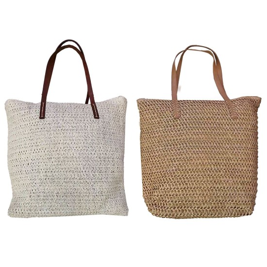 ΤΣΑΝΤΑ ΠΑΡΑΛΙΑΣ ΨΑΘΟΧΑΡΤΟ 49x37x15cm SUMMERtiempo 622766