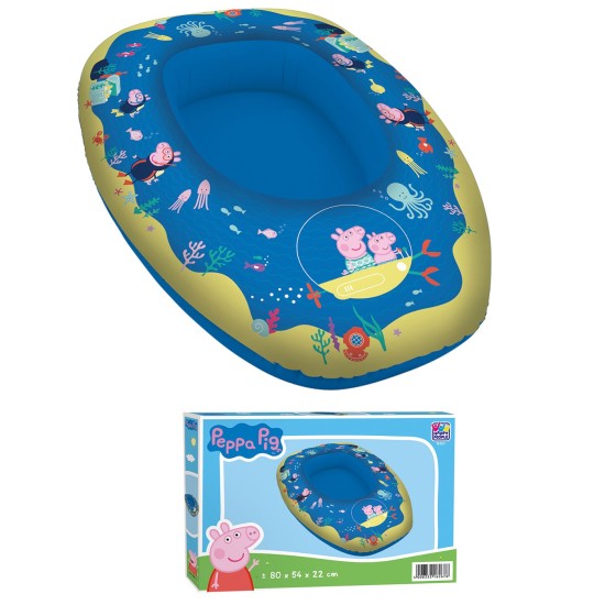 Βάρκα Φουσκωτή Peppa 80x54x22cm Peppa 16267 Βάρκα Φουσκωτή Peppa 80x54x22cm Peppa 16267