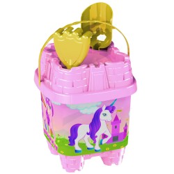 Κουβαδάκι Πύργος Μονόκερος σετ=4τεμ Φ20cm SummerTiempo 622821