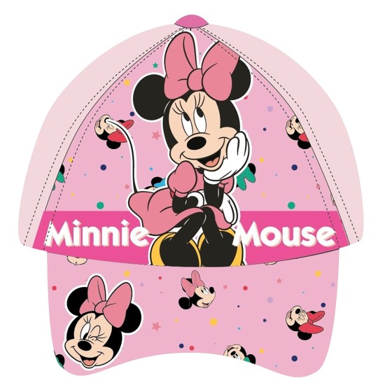Καπέλο Μπεμπέ Τζόκευ Minnie Mouse uv Protection Φ47-48 & 48-49cm Disney ΜΙΝ24-0674