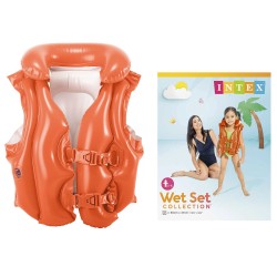 Γιλέκο Θαλάσσης Πορτοκαλί  Intex 50x47cm Intex 58671eu