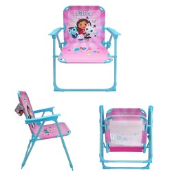 Καρεκλάκι Μεταλλικό Αναδιπλωμένο Gabby 's Dollhouse 53x38x27cm Gabbys Dollhouse