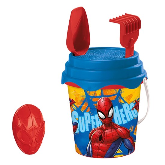 Κουβαδάκι με Αξεσουάρ Spiderman σετ 5 τεμ Φ17cm Mondo 18602 Κουβαδάκι με Αξεσουάρ Spiderman σετ 5 τεμ Φ17cm Mondo 18602
