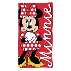 ΠΕΤΣΕΤΑ ΘΑΛΑΣΣΗΣ ΜΙΚΡΟΙΝΕΣ MINNIE ΚΟΚΚΙΝΗ 140x70cm Disney MIN24-001