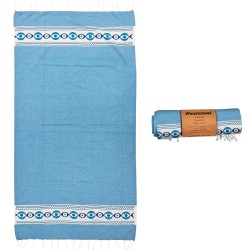 Πετσέτα Θαλάσσης Pestemal Ματάκια σε Σειρά ~280g 90x180cm SummerTiempo 623188