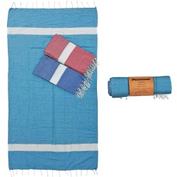 Πετσέτα Θαλάσσης Pestemal Ρόμβοι Λευκή Φάσα ~280g 90x180cm SummerTiempo 623193