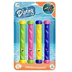 Παιχνίδι Πισίνας Φλογέρες Σετ=4τεμ. 27x17cm SummerTiempo 623221