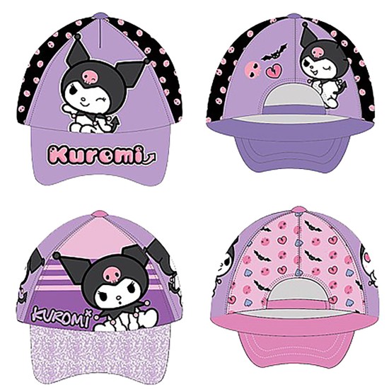 Καπέλο Παιδικό Τζόκευ Kuromi uv Protection φ53cm & 54cm Kuromi HK36-1837