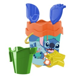 Κουβαδάκι Stitch ø17cm με Ποτιστήρι σετ=6 τεμ Stitch 25637
