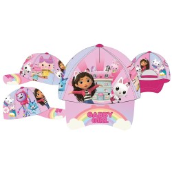 Καπέλο Παιδικό Τζόκευ Gabby's Dollhouse uv Protection με Σχέδια στα Πλάγια  Gabbys Dollhouse
