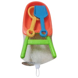 Καρότσι Άμμου Χειράμαξα σετ=3τεμ 31x14x12cm SummerTiempo 62751