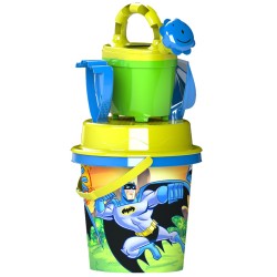 Κουβαδάκι Ποτιστήρι Batman σετ=5τεμ Φ17cm Warner Bros WB-W-1816-B