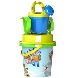 Κουβαδάκι Ποτιστήρι Looney σετ=5τεμ Φ17cm Warner Bros WB-W-1806-LT