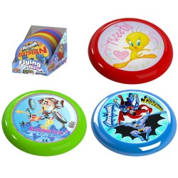 Φρίσμπι Tweety, Looney Tunes, Superman, Batman Φ23cm Warner Bros WB-1005-MIX