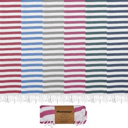 Πετσέτα Θαλάσσης Pestemal Ριγέ ~280g 90x180cm SummerTiempo 62841