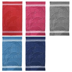 Πετσέτα Θαλάσσης Ζακάρ Μονόχρωμη 75x150cm  ~450gr SummerTiempo 62845