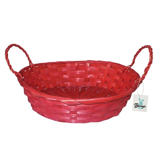 ΚΑΛΑΘΙ ΜΠΑΜΠΟΥ ΚΟΚΚΙΝΟ ΟΒΑΛ 28x21x8cm 27x21x8,5cm ΚΑΛΑΘΙ ΜΠΑΜΠΟΥ ΚΟΚΚΙΝΟ ΟΒΑΛ 28x21x8cm 27x21x8,5cm